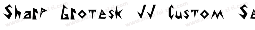 Sharp Grotesk JJ Custom Semi Bold 2字体转换